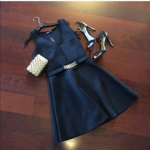 Buckle Detailed Dress- Ships Next Day!